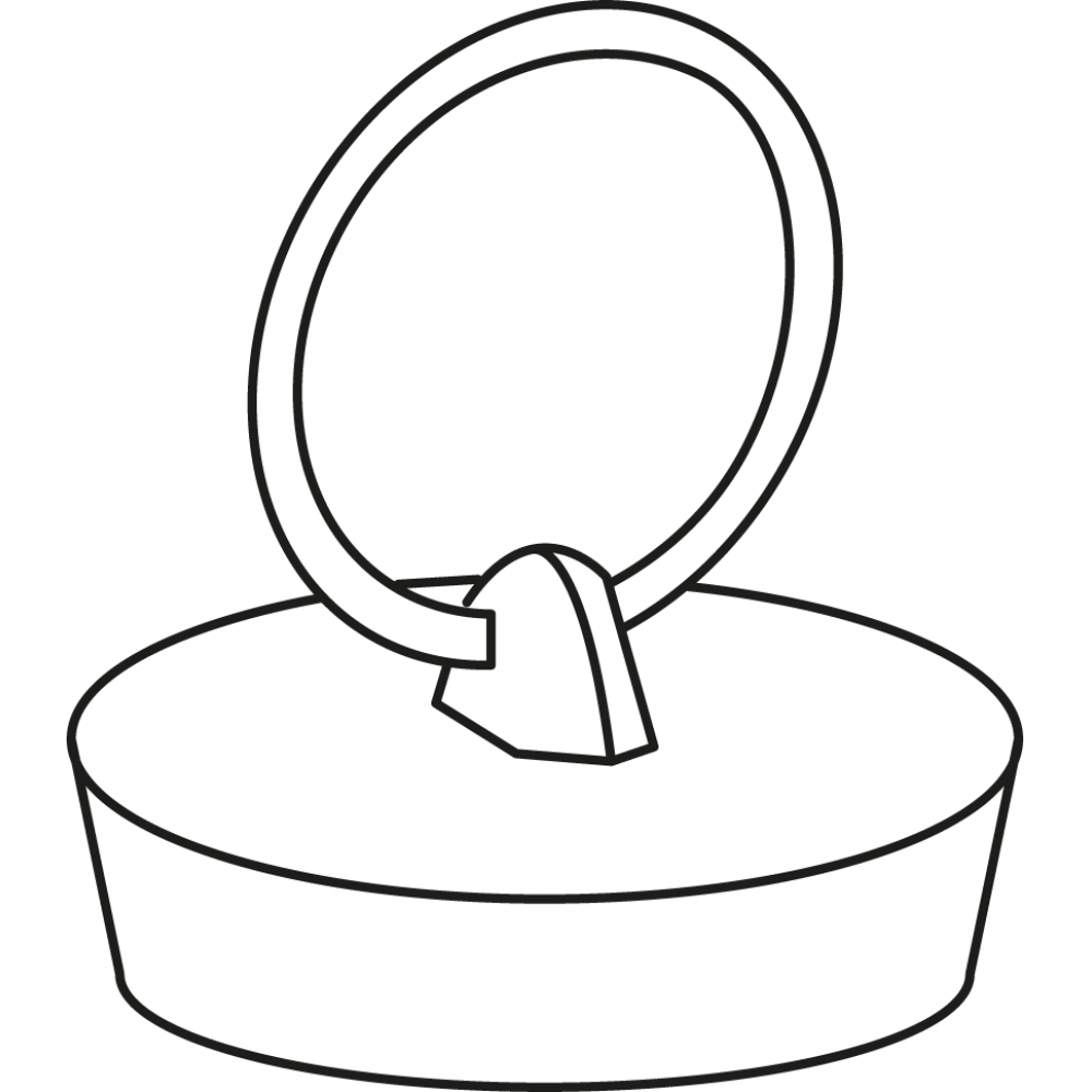 Abflussstopfen 2" mit Kette Abflussstopfen 2" mit Kette